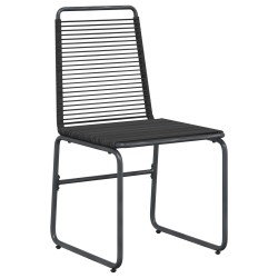 Chaises de jardin 2 pcs Noir 48 x 55 x 89,5 cm Rotin 645992645992