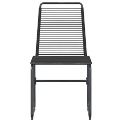 Chaises de jardin 2 pcs Noir 48 x 55 x 89,5 cm Rotin 645992645992