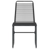 Chaises de jardin 2 pcs Noir 48 x 55 x 89,5 cm Rotin 645992645992