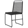 Chaises de jardin 2 pcs Noir 48 x 55 x 89,5 cm Rotin 645992645992
