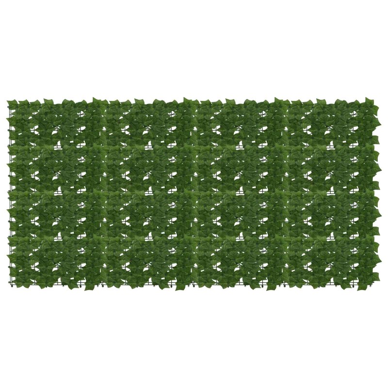 Écran de balcon avec feuilles Vert 200 x 100 cm 645996645996