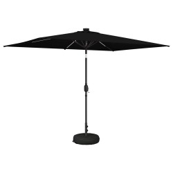 Parasol de jardin avec lumières LED et base 200 x 300 cm 645999645999