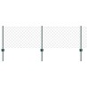 Clôture grillagée avec poteau 10 x 0,6 m Acier recouvert de PVC 646028646028