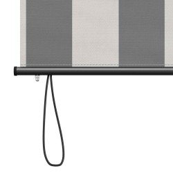 Store enrouleur Anthracite et blanc 120 x 250 cm 646058646058