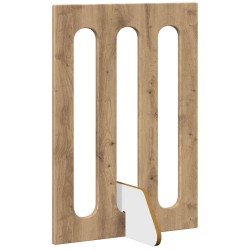 Clôture pliable pour animaux 4 pcs Chêne Artisanal 646060646060
