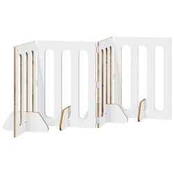 Clôture pliable pour animaux 4 pcs Chêne Artisanal 646060646060