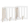 Clôture pliable pour animaux 4 pcs Chêne Artisanal 646060646060