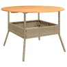 Salon de jardin avec coussins 2 pcs beige résine tressée 646095646095