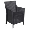 Ensemble salon avec coussin 3 pcs Anthracite PP 646103646103