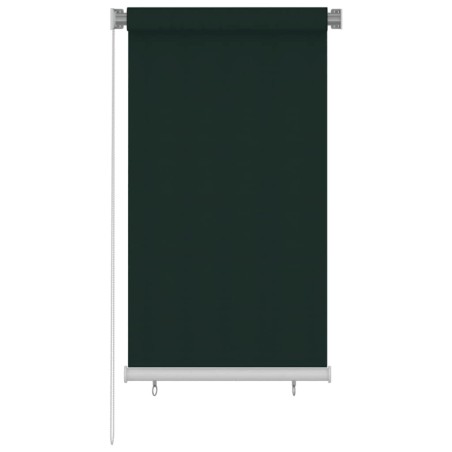 Store roulant d'extérieur 85 (l) x 140 (H) cm HDPE vert foncé 646114646114