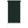 Store roulant d'extérieur 85 (l) x 140 (H) cm HDPE vert foncé 646114646114