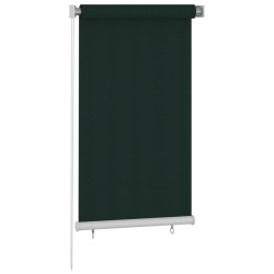 Store roulant d'extérieur 85 (l) x 140 (H) cm HDPE vert foncé 646114646114