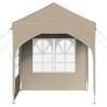 Tente de fête pop-up 192 x 192 x 245 cm Crème 646144646144