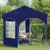 Tente de fête pop-up 192 x 192 x 245 cm Bleu 646145646145