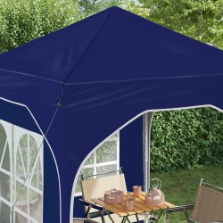 Tente de fête pop-up 192 x 192 x 245 cm Bleu 646145646145