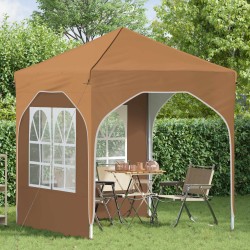 Tente de fête pop-up 192 x 192 x 245 cm Beige 646146646146