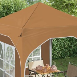 Tente de fête pop-up 192 x 192 x 245 cm Beige 646146646146