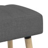 Banc capitonné canal Gris foncé 80 x 40 x 46 cm Tissu 646148646148