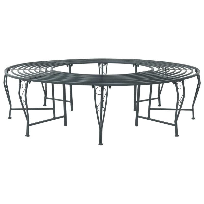 Banc d'Arbre 8-Nombre de places Ø 160 x 44 cm Acier 646150646150