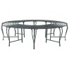 Banc d'Arbre 8-Nombre de places Ø 160 x 44 cm Acier 646150646150