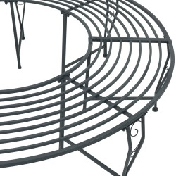 Banc d'Arbre 8-Nombre de places Ø 160 x 44 cm Acier 646150646150
