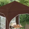 Tente de fête pop-up 192 x 192 x 245 cm Marron 646151646151