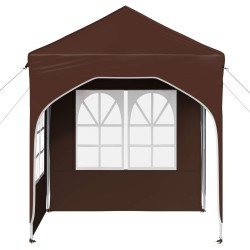 Tente de fête pop-up 192 x 192 x 245 cm Marron 646151646151