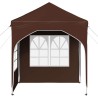 Tente de fête pop-up 192 x 192 x 245 cm Marron 646151646151