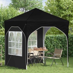 Tente de fête pop-up 192 x 192 x 245 cm Noir 646155646155