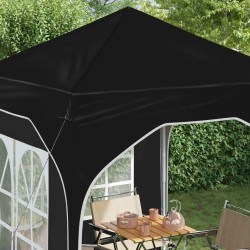 Tente de fête pop-up 192 x 192 x 245 cm Noir 646155646155