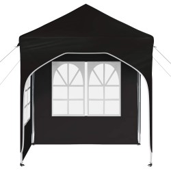 Tente de fête pop-up 192 x 192 x 245 cm Noir 646155646155