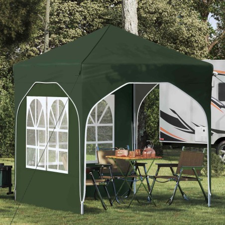 Tente de fête pop-up 192 x 192 x 245 cm Vert 646157646157