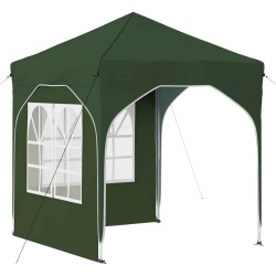 Tente de fête pop-up 192 x 192 x 245 cm Vert 646157646157