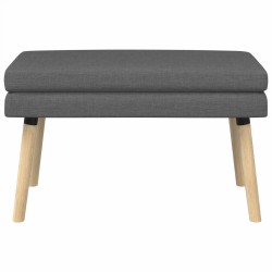 Banc à double couche Gris foncé 80 x 40 x 47 cm Tissu 646162646162