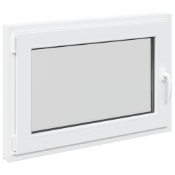 Fenêtre de sous-sol RISOR 90 x 70 cm PVC et verre Blanc 646204646204