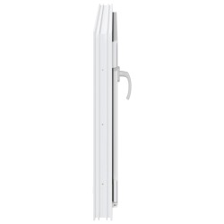 Fenêtre de sous-sol RISOR 90 x 70 cm PVC et verre Blanc 646204646204