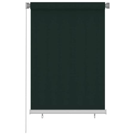 Store roulant d'extérieur 105 (l) x 140 (H) cm vert foncé HDPE 646247646247
