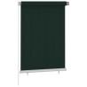 Store roulant d'extérieur 105 (l) x 140 (H) cm vert foncé HDPE 646247646247