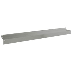 Bordure de Pelouse 30 pcs 100 x 10 x 8 cm Acier Argenté 646261646261