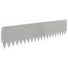 Bordure de Pelouse 20 pcs 103 x 25 cm Acier Argenté 646284646284