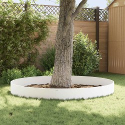 Bordure de Pelouse 20 pcs 103 x 30 cm Acier Blanc 646288646288