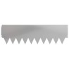 Bordure de Pelouse 20 pcs 103 x 30 cm métal Argenté 646289646289