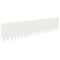 Bordure de Pelouse 20 pcs 103 x 25 cm Acier Blanc 646297646297