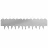 Bordure de Pelouse 20 pcs 103 x 25 cm Acier Argenté 646298646298