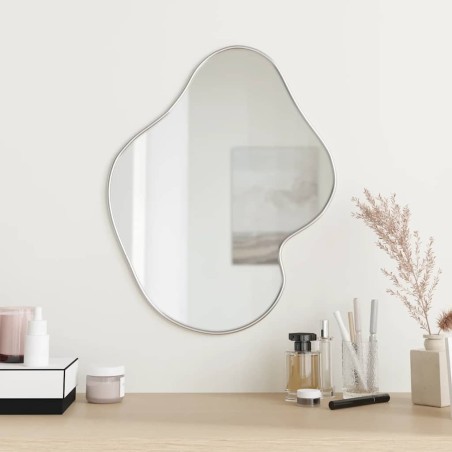 Miroir mural Argenté 50x40 cm 646302646302
