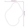 Miroir mural Argenté 50x40 cm 646302646302