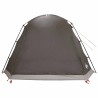 Tente Cabane Marron gris 12-Personnes Polyester et Acier 646304646304