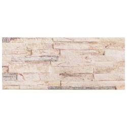Panneaux muraux 10 pcs Blanc et rouge 100 x 25 cm Mousse EPS 646311646311