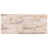 Panneaux muraux 10 pcs Blanc et rouge 100 x 25 cm Mousse EPS 646311646311