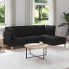 Canapé modulaire avec rangement 4 pcs Noir Tissu 646317646317